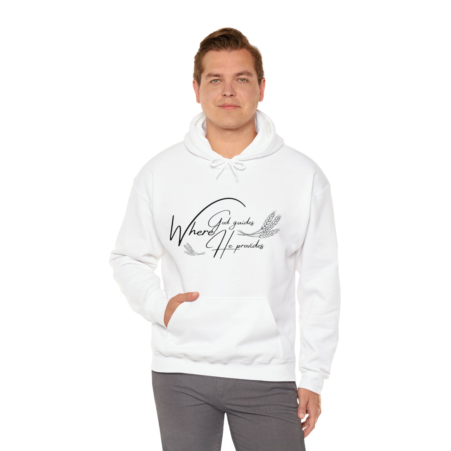 Hooded Sweatshirt (where god guides)