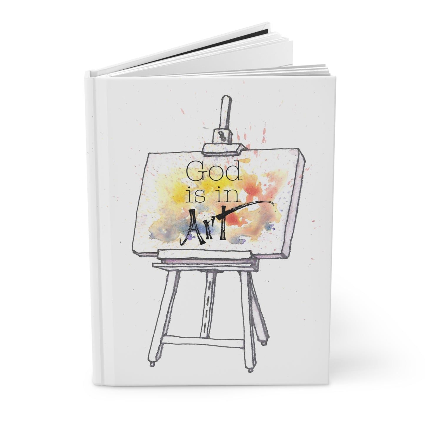 God is in Art Hardcover Journal Matte