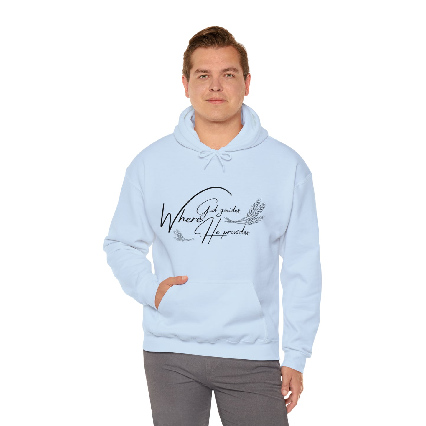 Hooded Sweatshirt (where god guides)