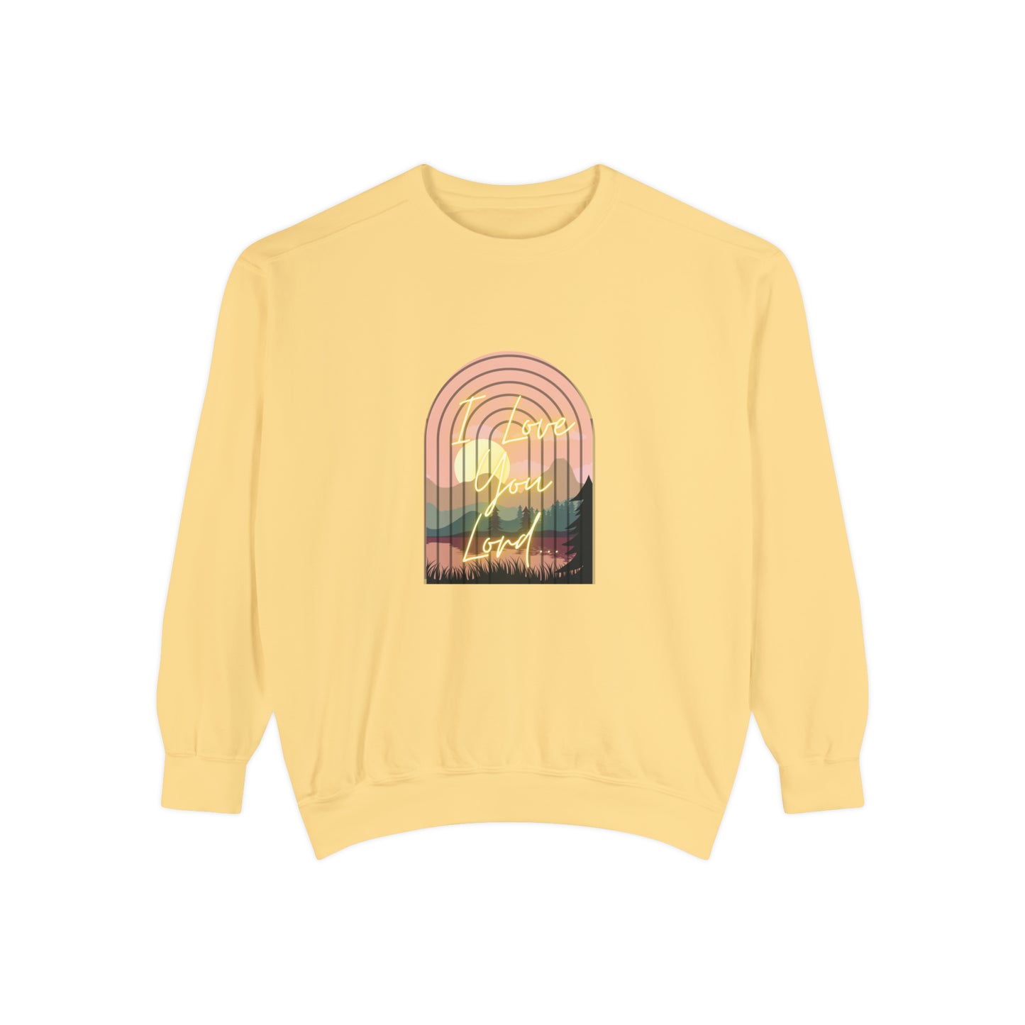 Women's/Men's Sweatshirt (I Love You Lord)