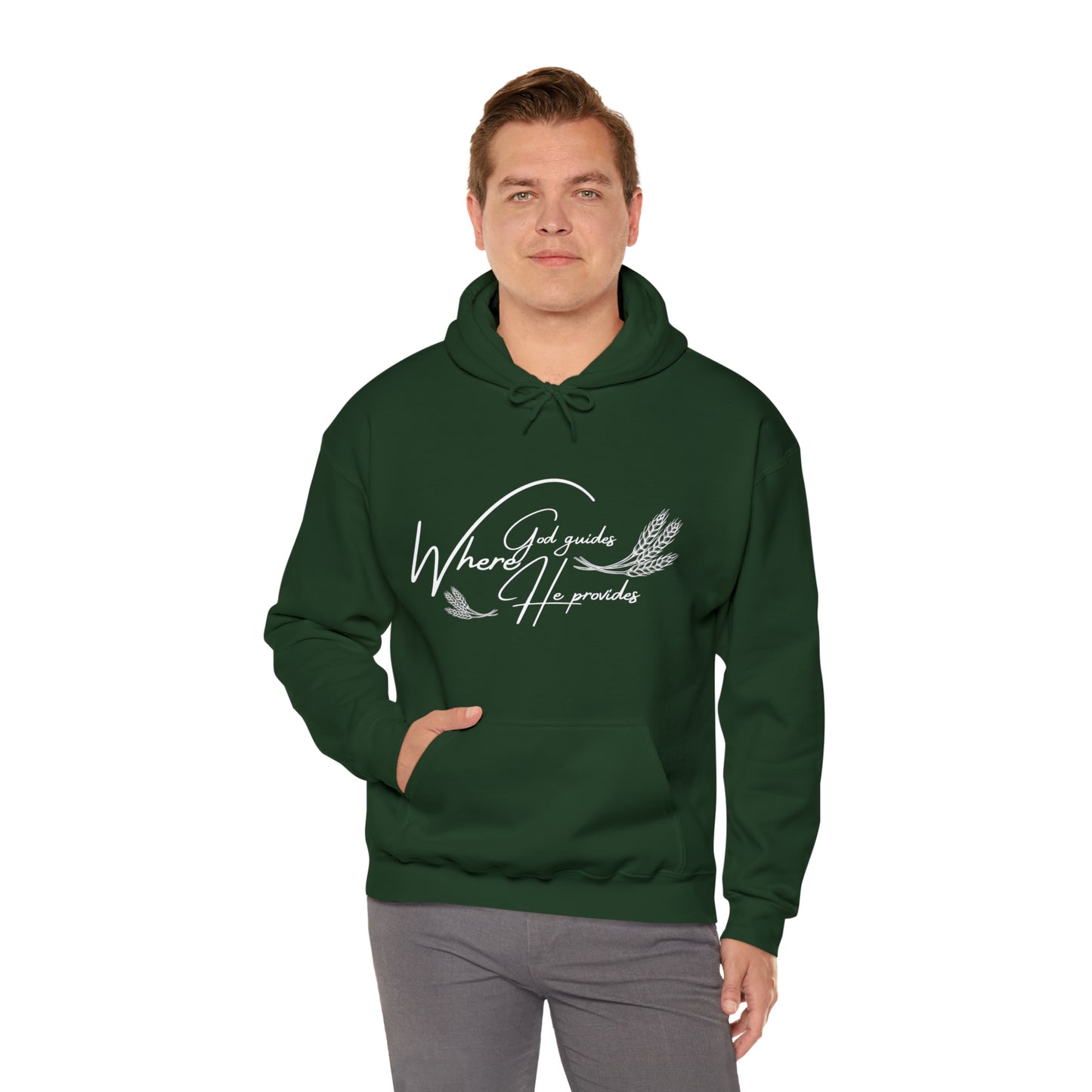 Hooded Sweatshirt (where god guides)