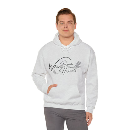 Hooded Sweatshirt (where god guides)