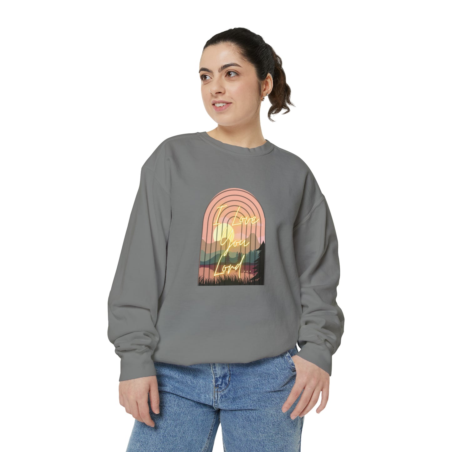 Women's/Men's Sweatshirt (I Love You Lord)