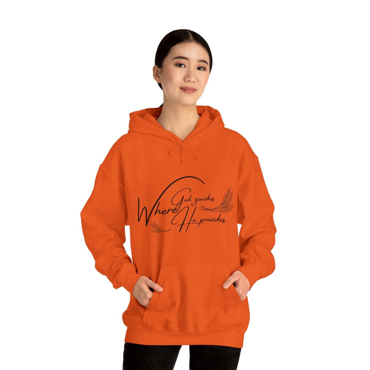 Hooded Sweatshirt (where god guides)