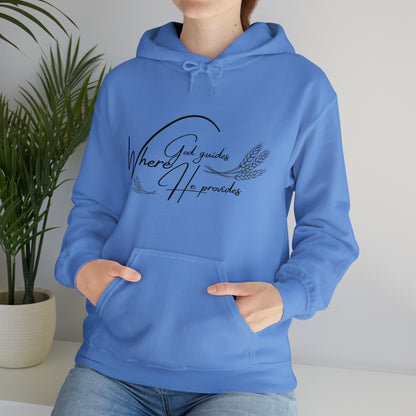 Hooded Sweatshirt (where god guides)