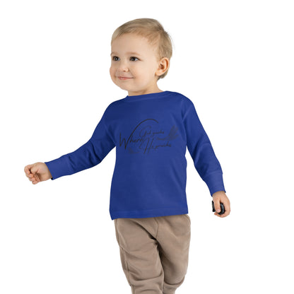 Toddler Long Sleeve (where god guide)