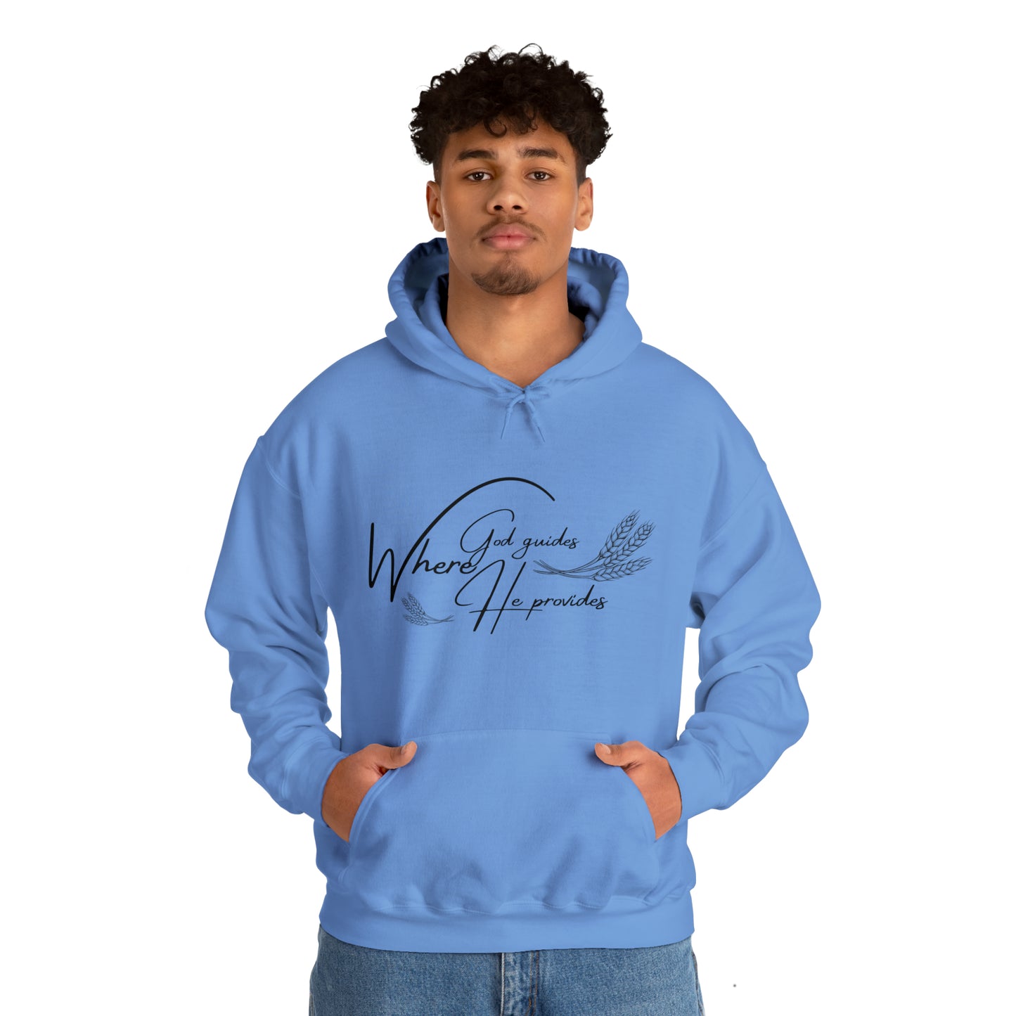 Hooded Sweatshirt (where god guides)