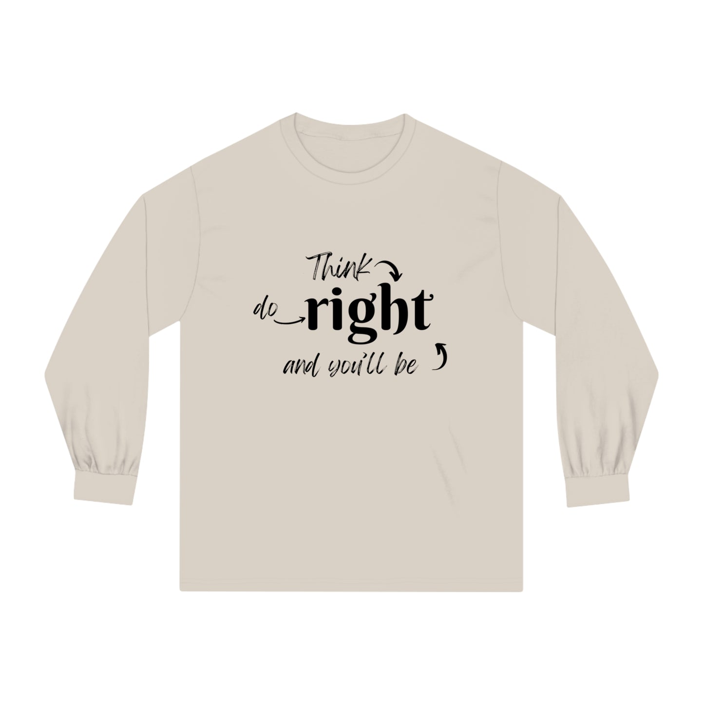 Long Sleeve T-Shirt (think right)