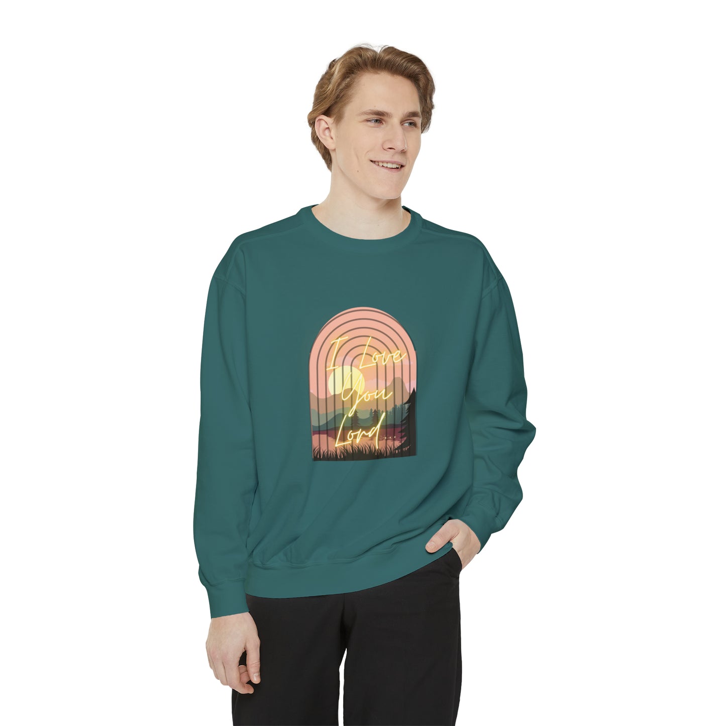 Women's/Men's Sweatshirt (I Love You Lord)