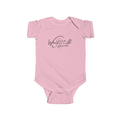 Infant Bodysuit (where god guides)