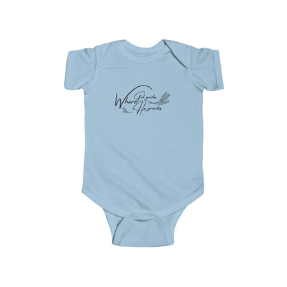 Infant Bodysuit (where god guides)