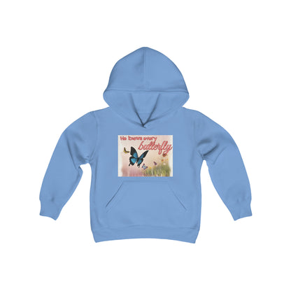 Youth Heavy Sweatshirt (he knows every)