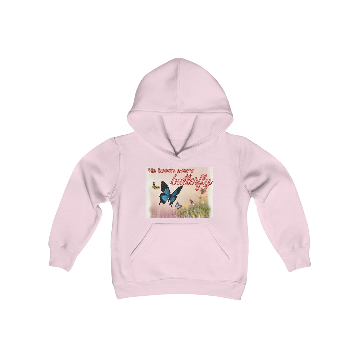 Youth Heavy Sweatshirt (he knows every)