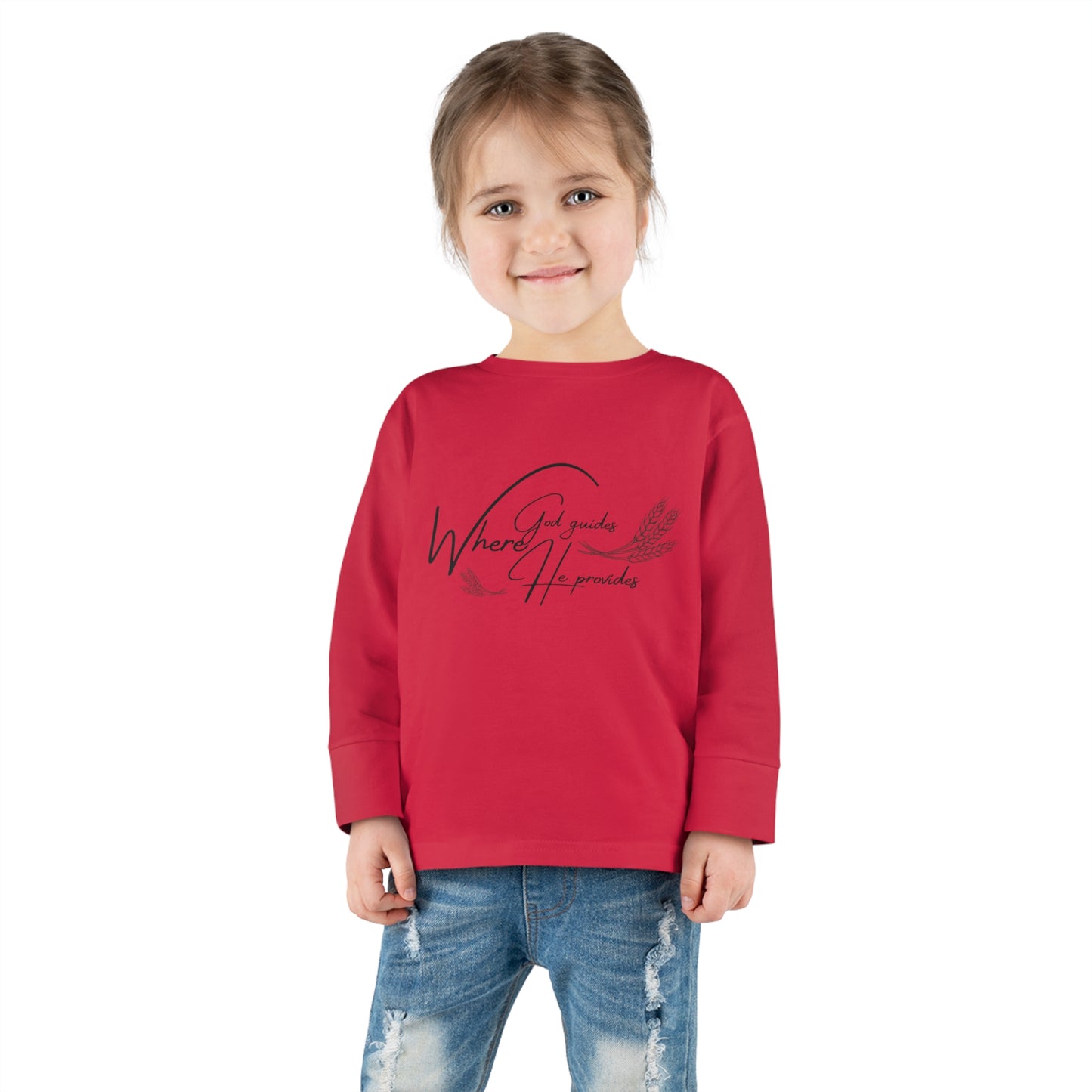 Toddler Long Sleeve (where god guide)