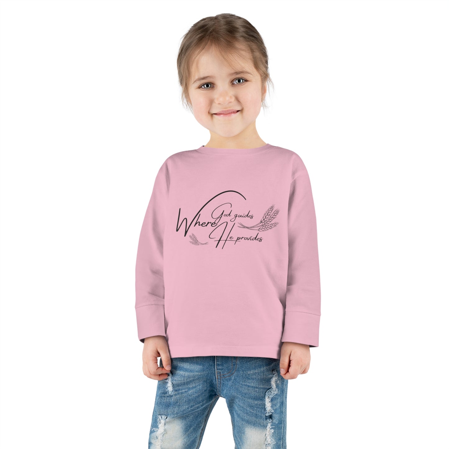 Toddler Long Sleeve (where god guide)