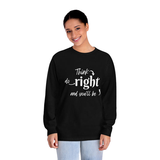 Long Sleeve T-Shirt (think right)