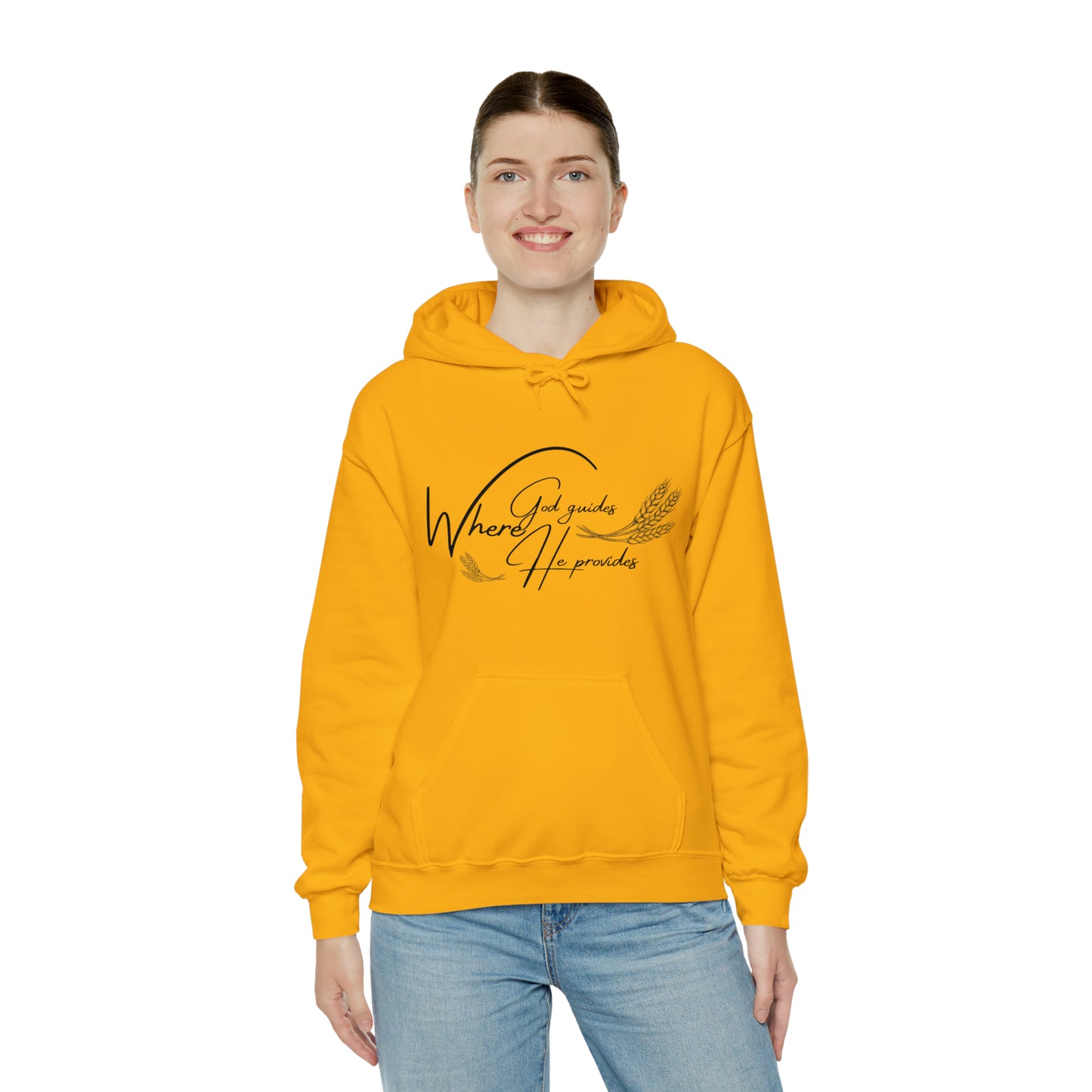 Hooded Sweatshirt (where god guides)