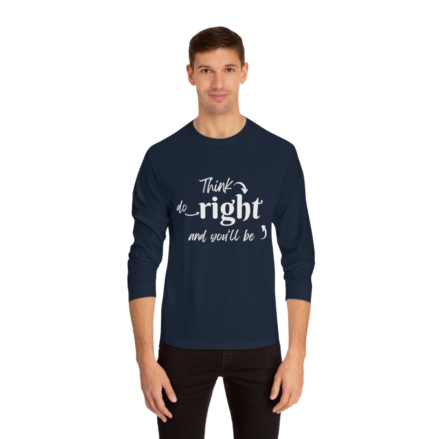 Long Sleeve T-Shirt (think right)