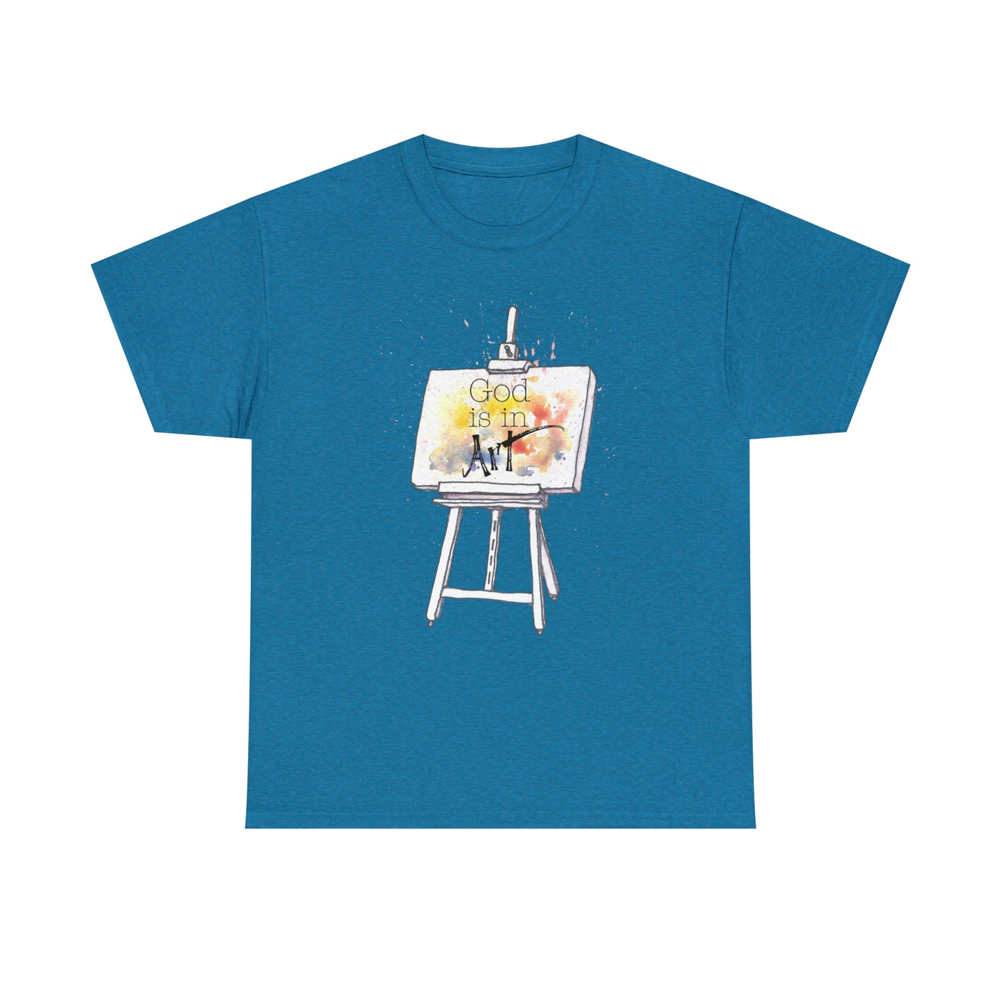 Cotton Tee (god is in art)