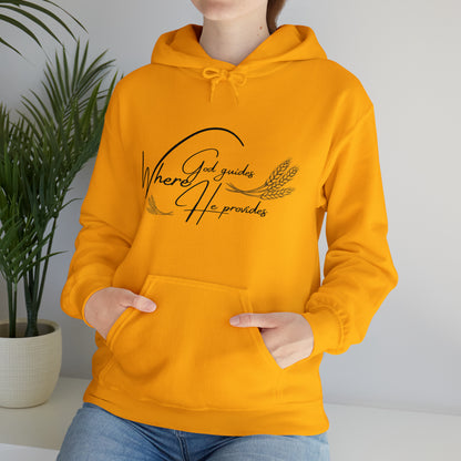 Hooded Sweatshirt (where god guides)