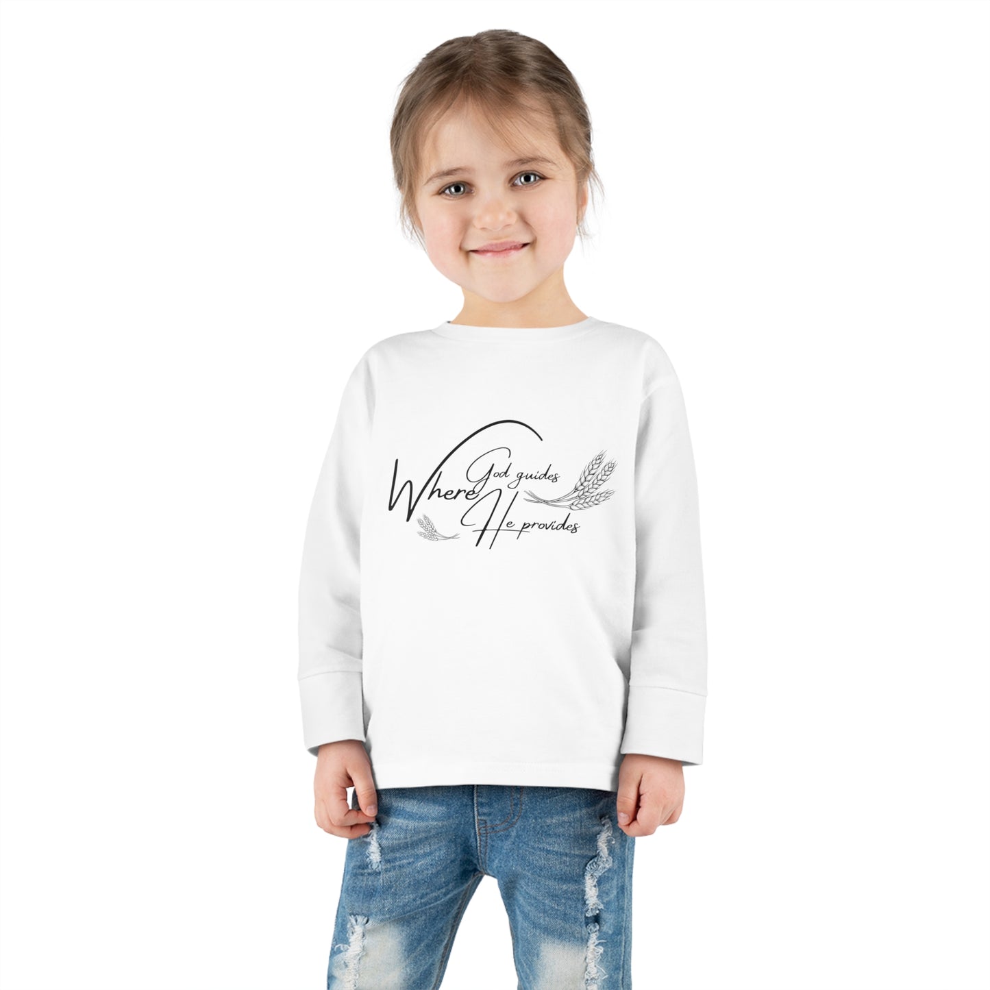 Toddler Long Sleeve (where god guide)