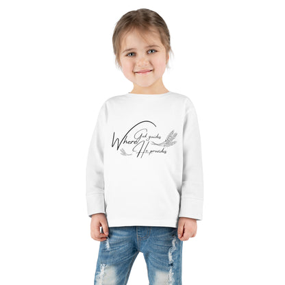 Toddler Long Sleeve (where god guide)