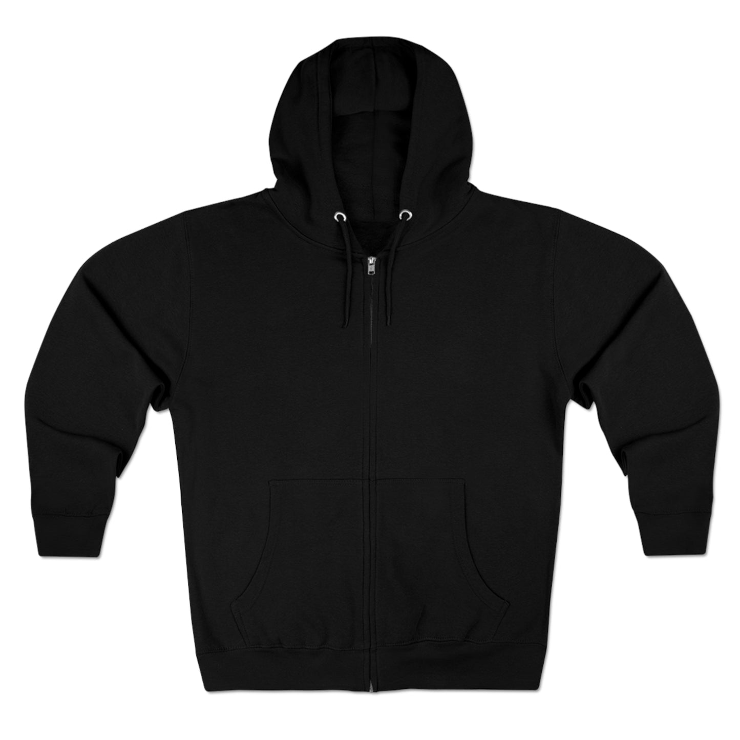 Premium Full Zip Hoodie (think right)