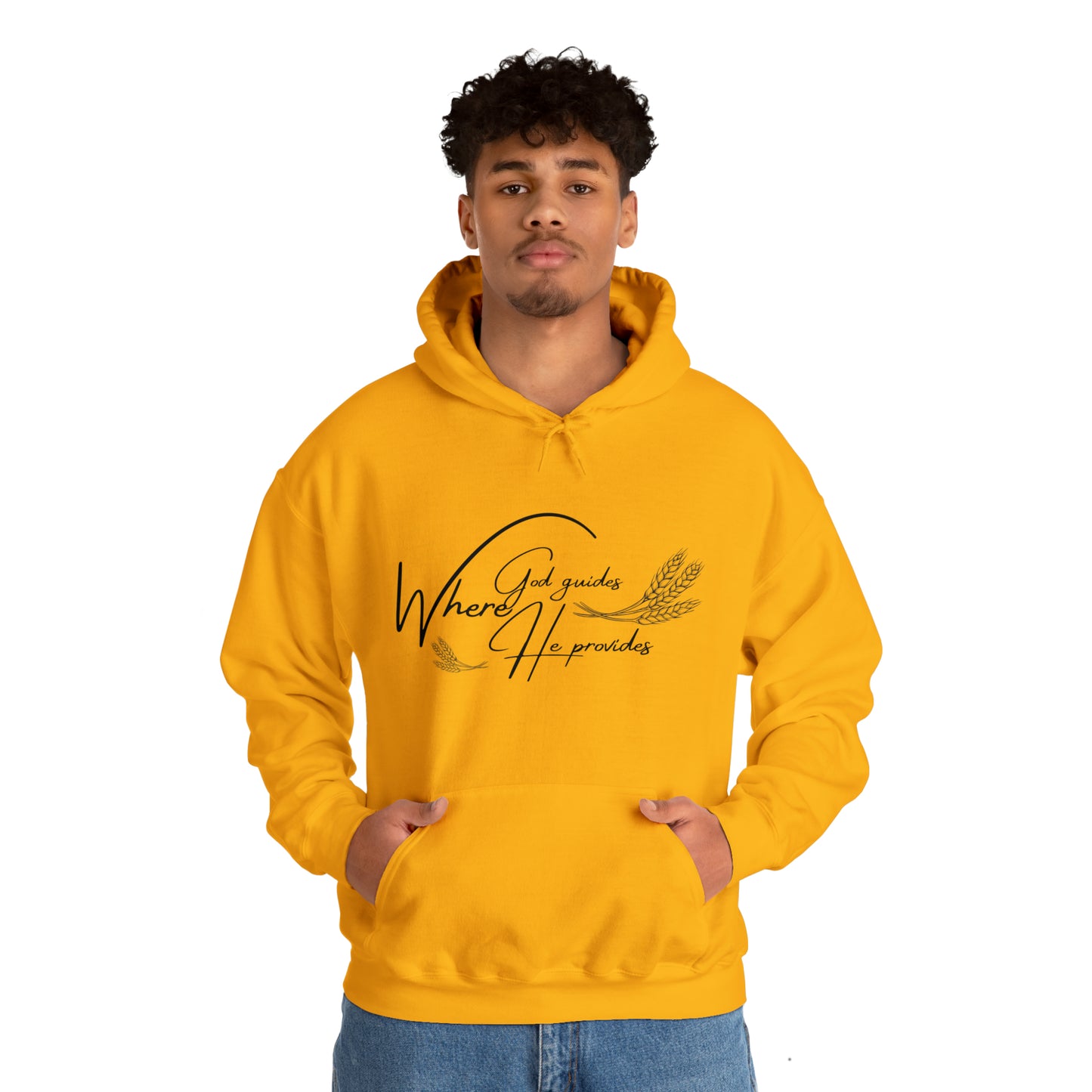 Hooded Sweatshirt (where god guides)