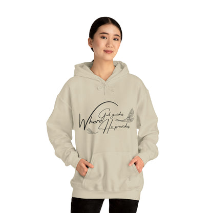 Hooded Sweatshirt (where god guides)