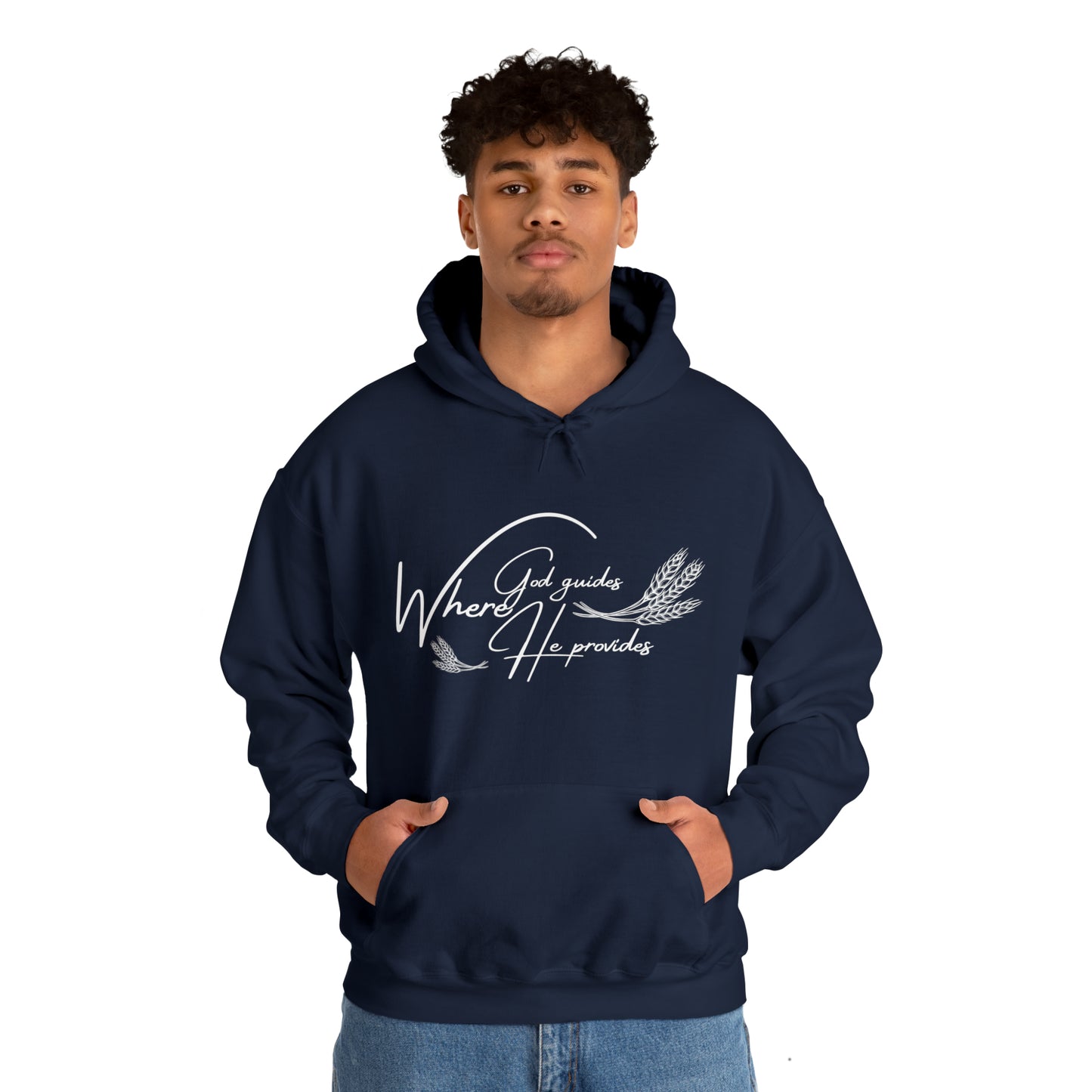 Hooded Sweatshirt (where god guides)