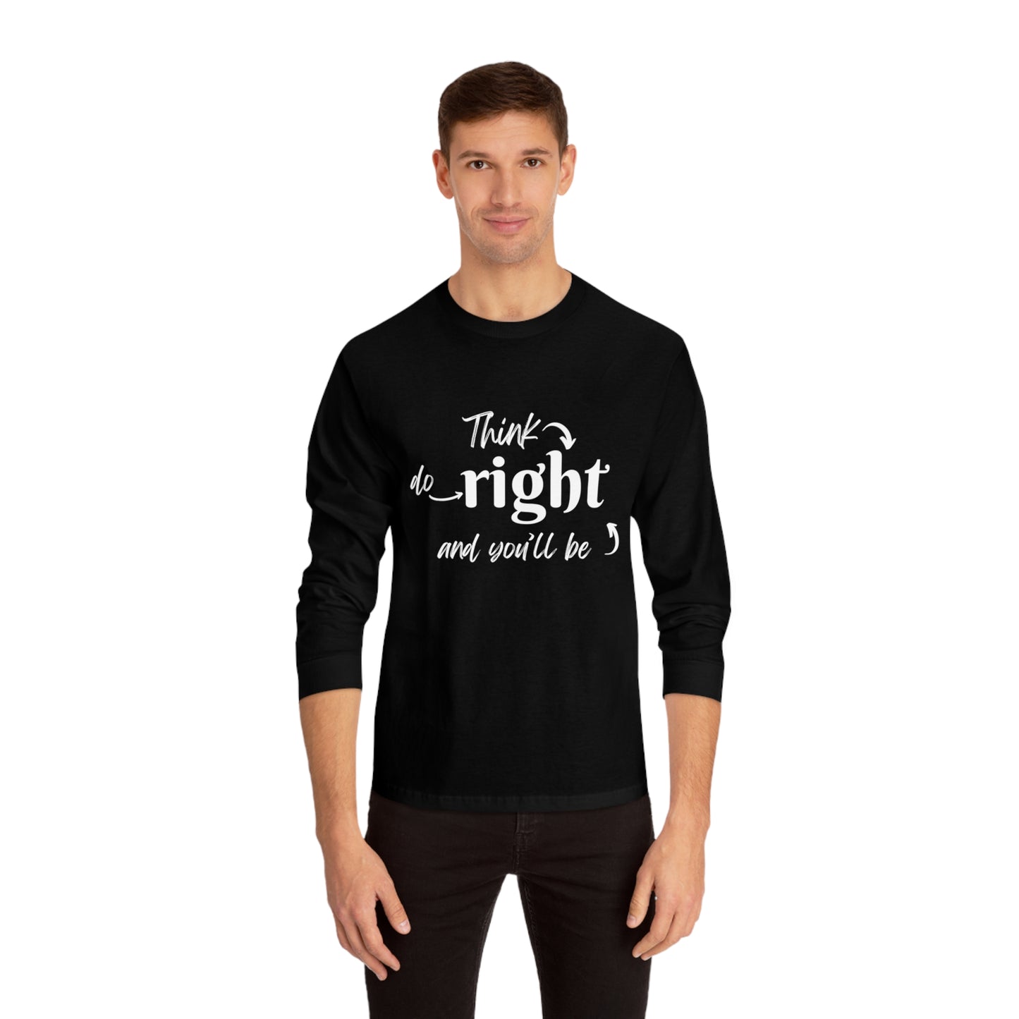 Long Sleeve T-Shirt (think right)