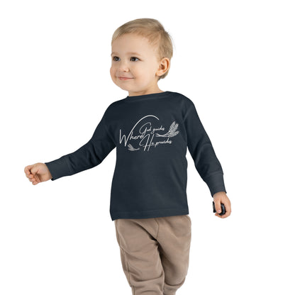 Toddler Long Sleeve (where god guide)