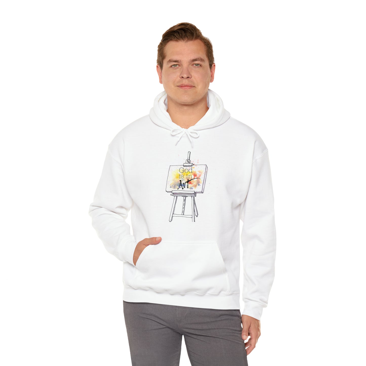 God is in art Hooded Sweatshirt