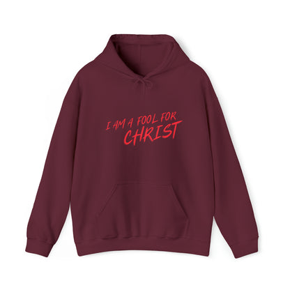 Hooded Sweatshirt (I'm a fool for christ )