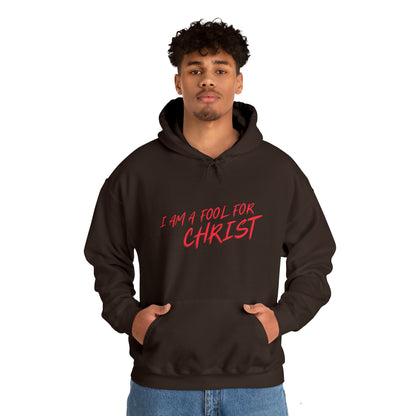 Hooded Sweatshirt (I'm a fool for christ )