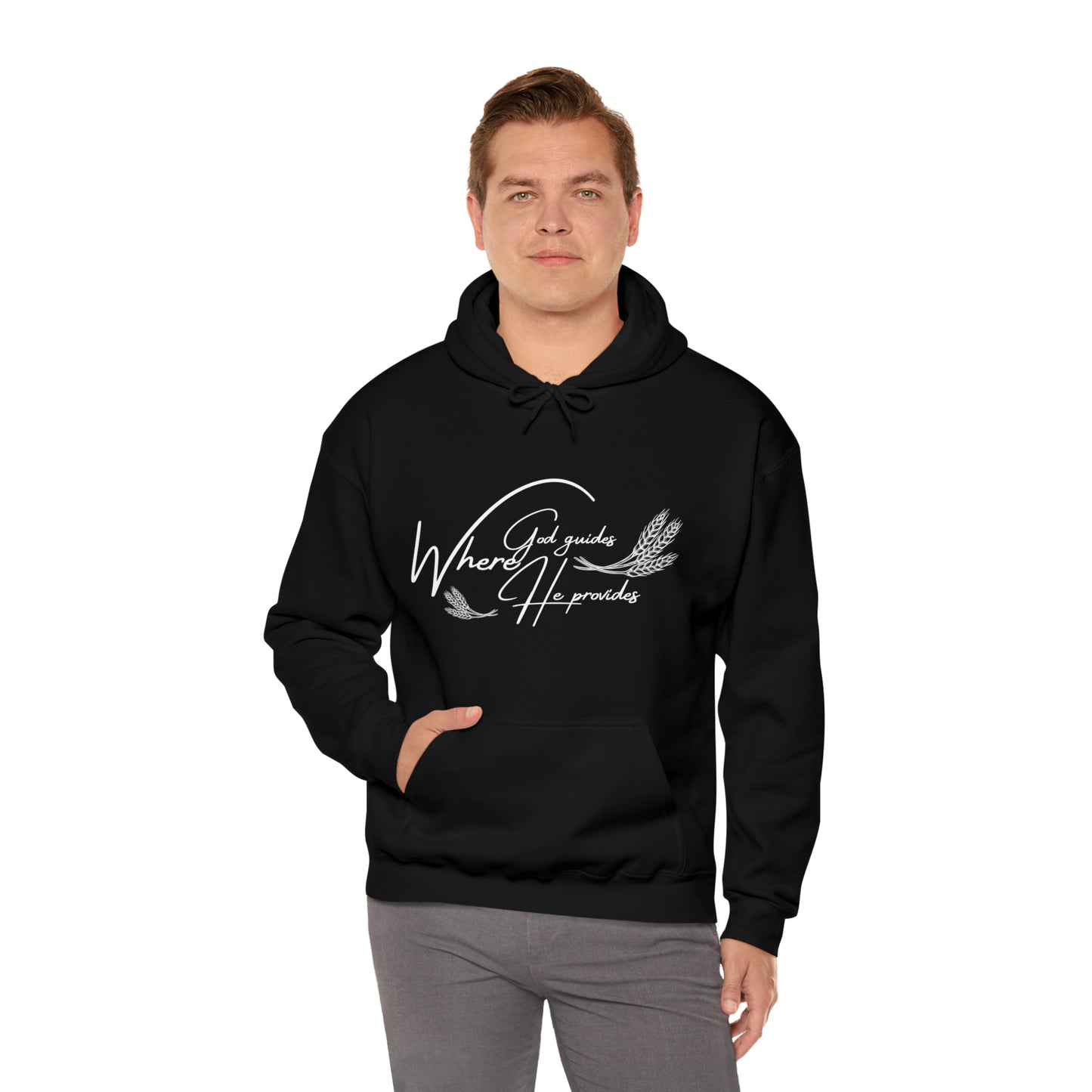 Hooded Sweatshirt (where god guides)