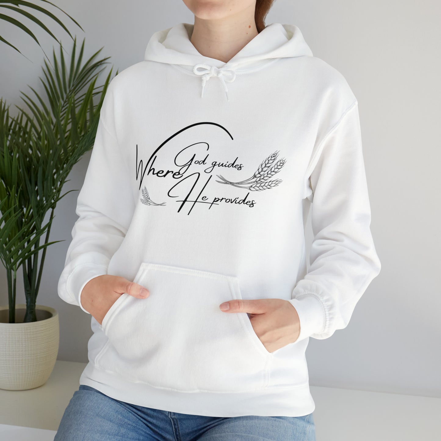 Hooded Sweatshirt (where god guides)