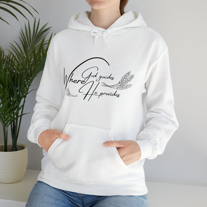 Hooded Sweatshirt (where god guides)