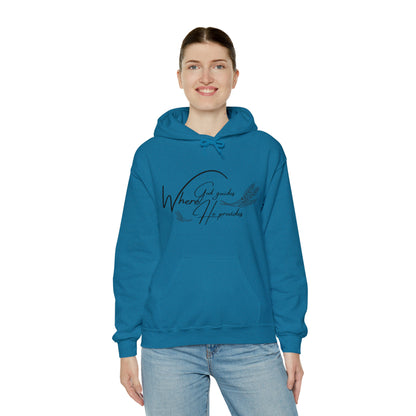 Hooded Sweatshirt (where god guides)