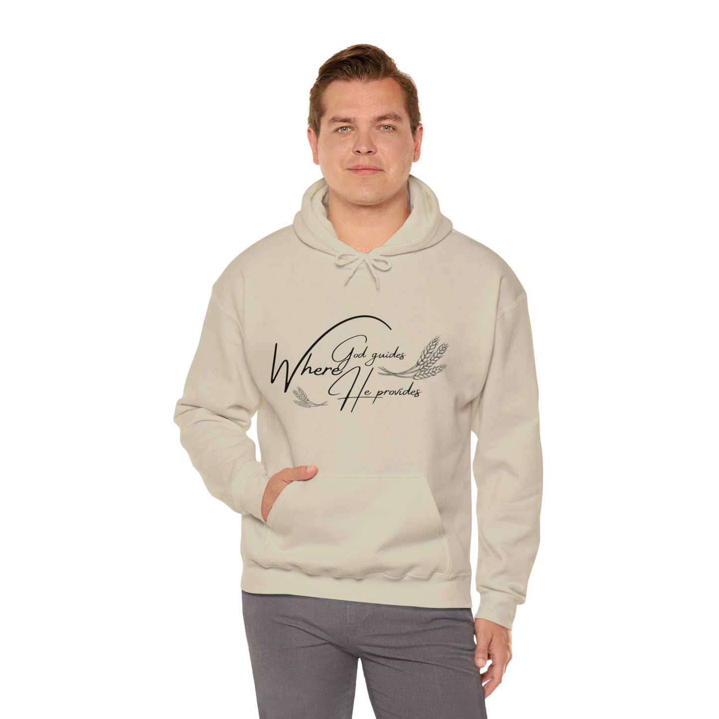 Hooded Sweatshirt (where god guides)