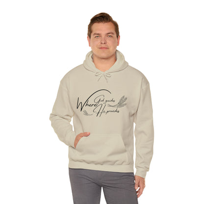 Hooded Sweatshirt (where god guides)