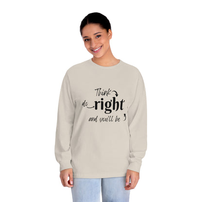 Long Sleeve T-Shirt (think right)