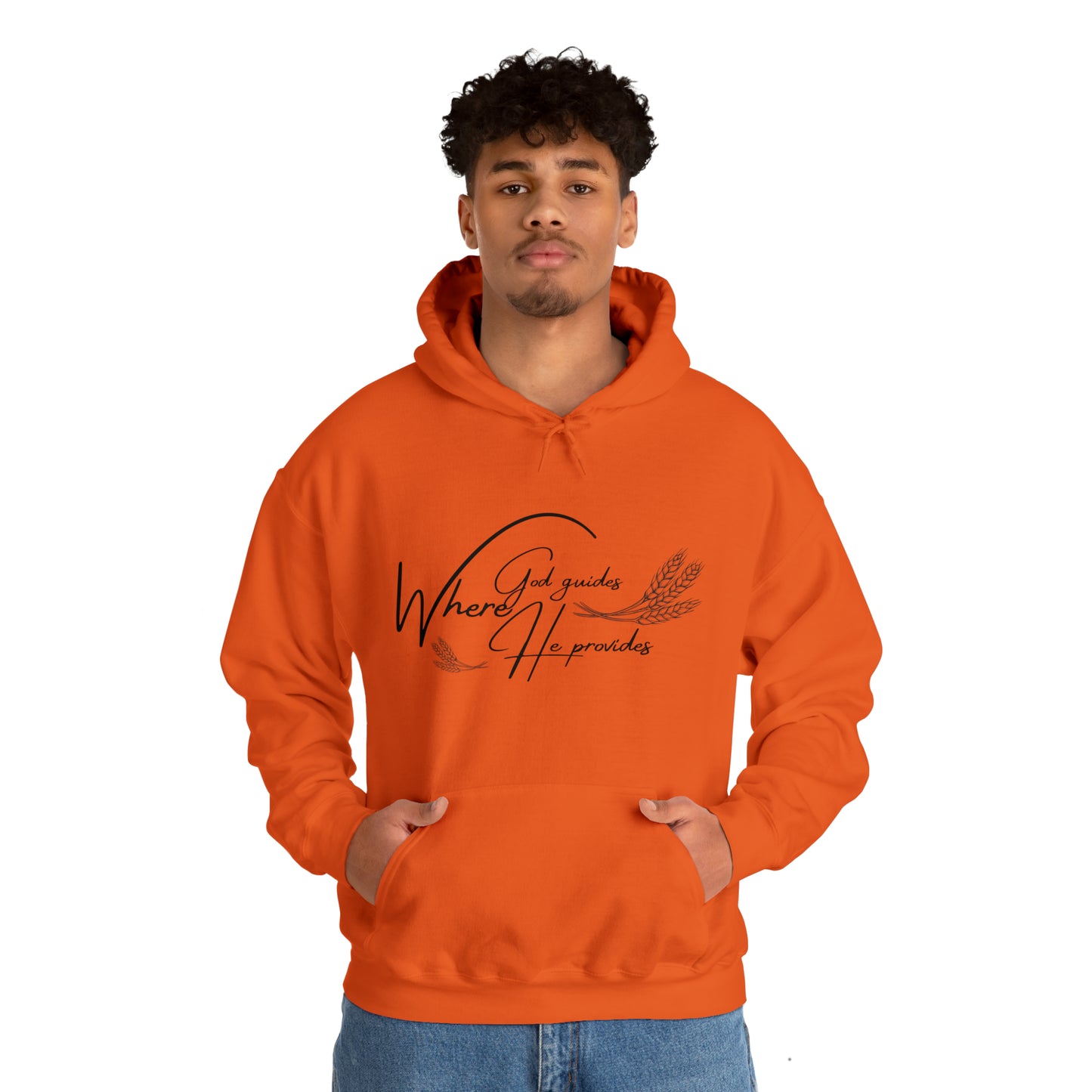 Hooded Sweatshirt (where god guides)