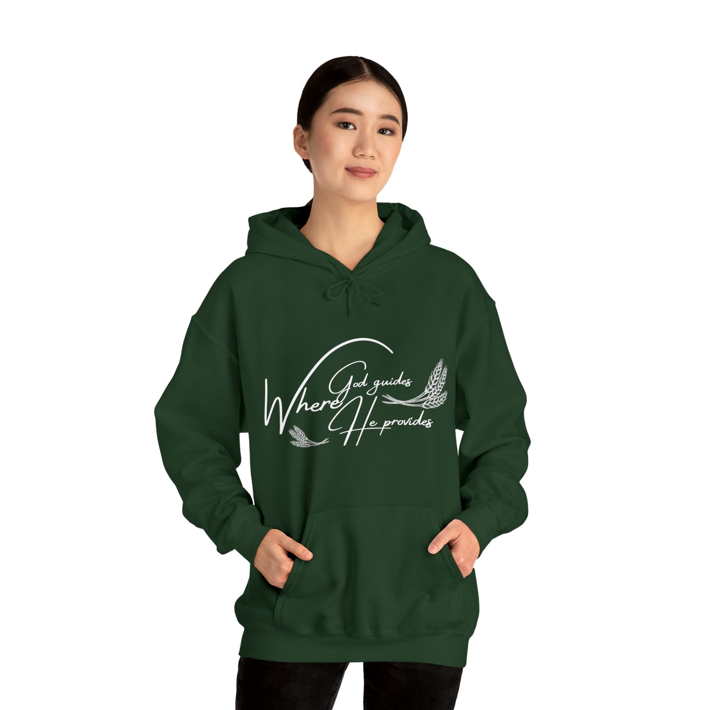 Hooded Sweatshirt (where god guides)