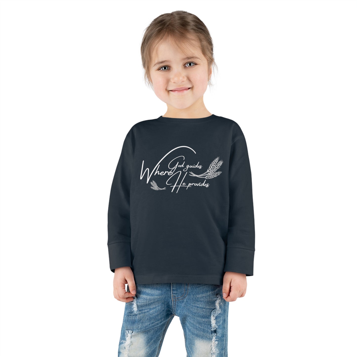 Toddler Long Sleeve (where god guide)