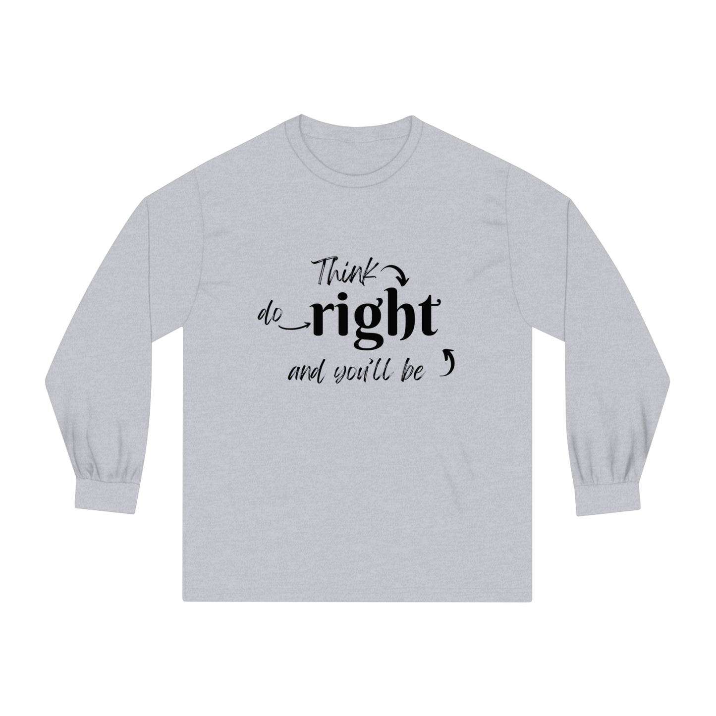 Long Sleeve T-Shirt (think right)