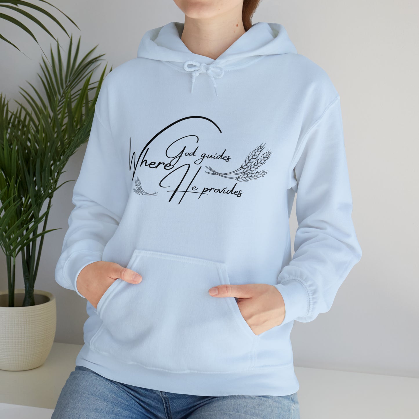 Hooded Sweatshirt (where god guides)