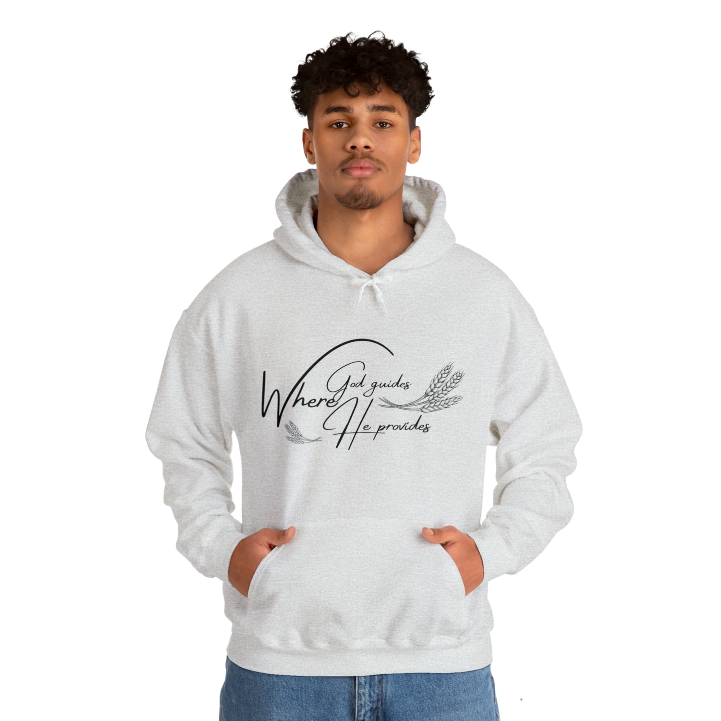 Hooded Sweatshirt (where god guides)