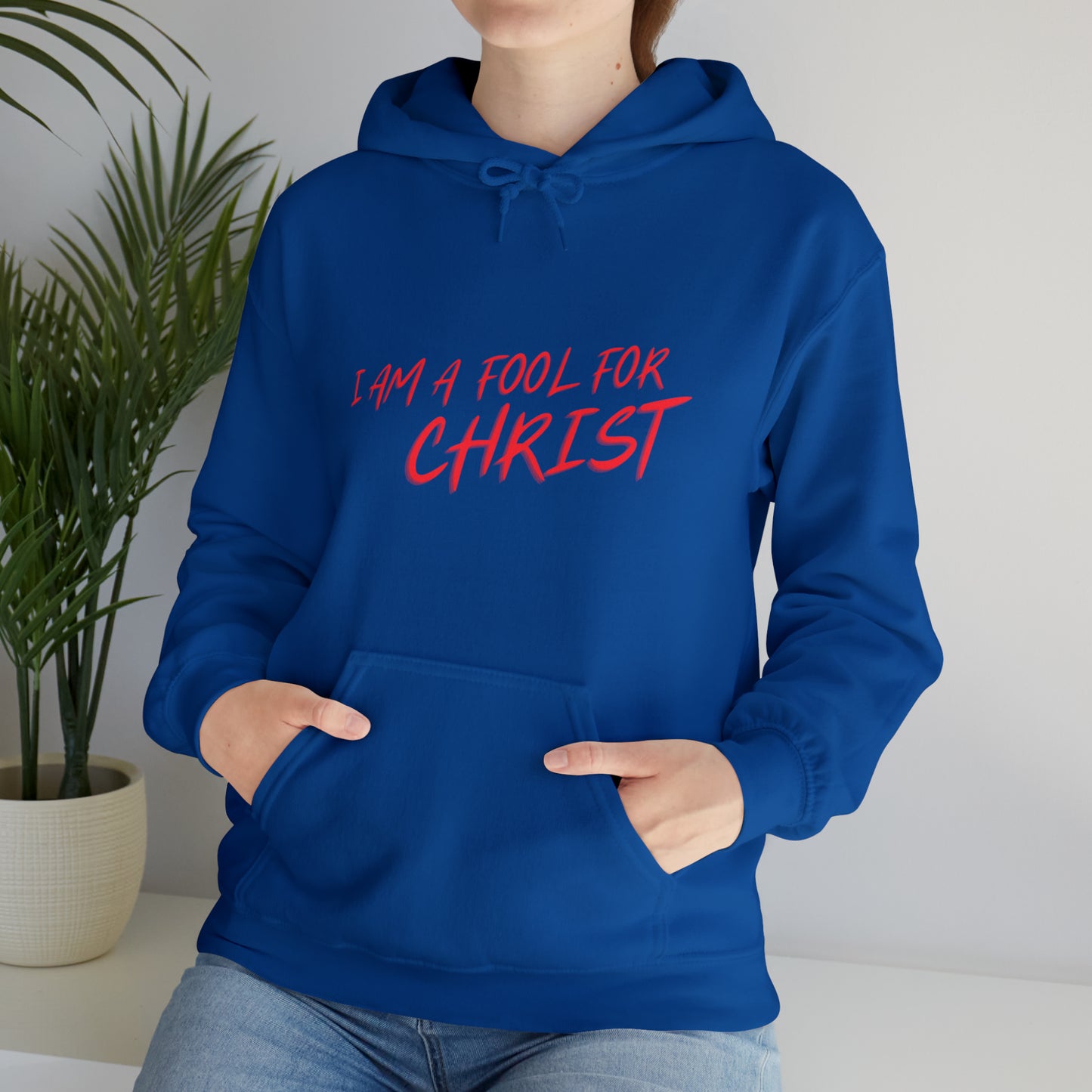 Hooded Sweatshirt (I'm a fool for christ )