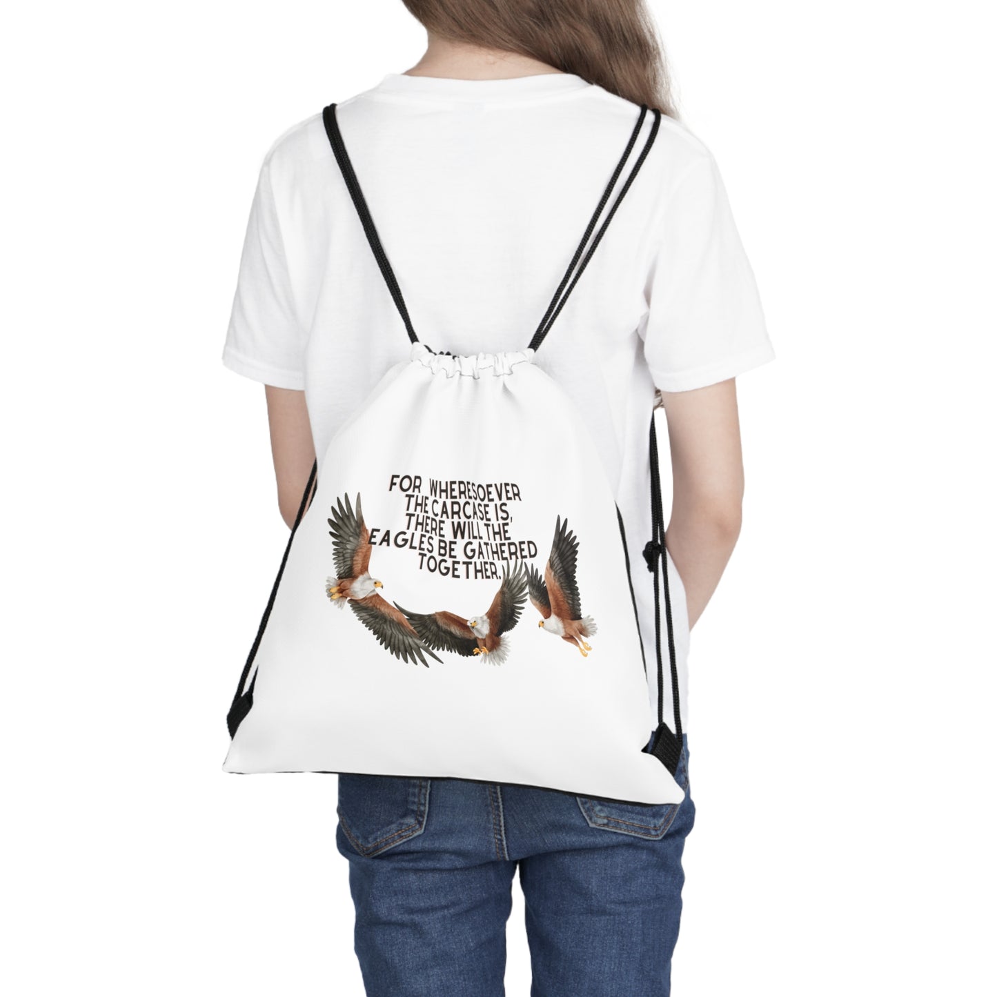 Outdoor Drawstring Bag (eagles bag)